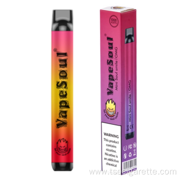 Disposable Vape Vapesoul Mini Disposablel 4ml 1000 Puffs